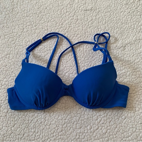 Aerie Blue Underwire Bikini Top - Picture 2 of 6